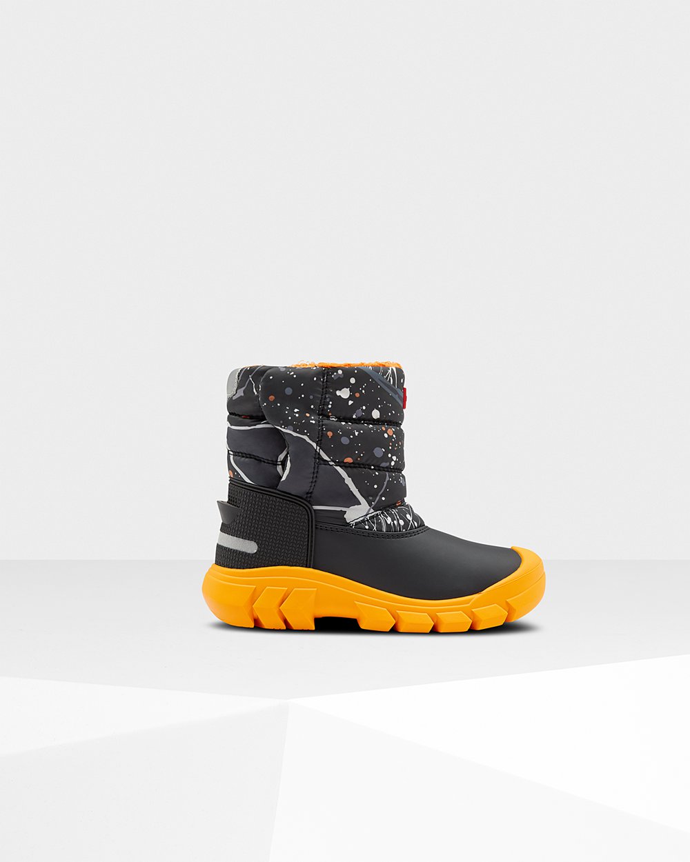 Kids Snow Boots - Hunter Original Big Insulated (04CPYMAQR) - Grey Black